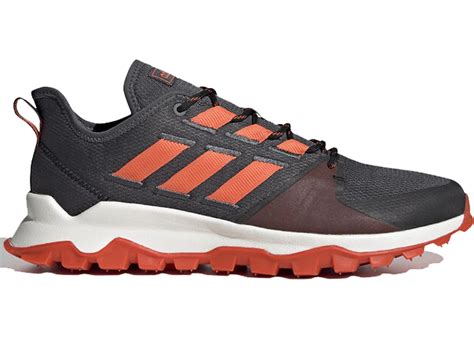 adidas Kanadia Trail Grey Six Active Red Men's 